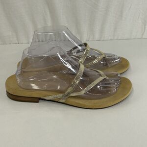 Vionic Prism Sandal Flip Flop Gold Color Women's Size 10.5 Orthaheel